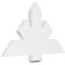 Ekena Millwork Kennewick Architectural Grade PVC Gable Bracket, 36"W x 21"H x 2"D x 6"F, 14/12 Pitch GBP036X21X0206KEN00 - alternate 1
